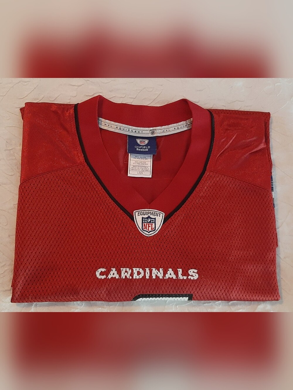 Reebok Vintage On Field NFL Arizona Cardinals #4 Kevin Kolb Jersey